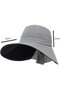 Women's sun hat brown microfiber UV wide brim bucket. - 5