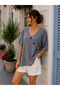 All-Day Elegance – Loose-Fit Button-Down Linen Blouse - 4