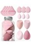 14Pcs Makeup Sponge Set with Storage Box