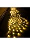 LED Net Curtain Lights | Multicolor & Warm White Fairy String Lights | Home, Wedding & Party Decoration - 4