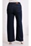 Women's Rinse Plus Size High Waist Spanish Flare Denim Jean Pants - 5