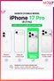 Orange Liquid Inside Velvet Matte Silicone Case for iPhone 17 Pro - 2