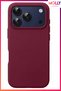 Cherry Rotten Liquid Inside Velvet Matte Silicone Case for iPhone 17 Pro