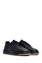 Men's Black Lace-Up Leather Sneaker Wm790003Dv - 2
