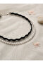 Faux Pearl and Lace Choker Necklace - 3