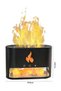 Flame Diffuser Essential Oil Fire Diffuser with Waterless Auto-Off Protection - 4 Colors Lights, 250 ml Aromatherapy Portable Diffuser for Home, Office, Bedroom (Black) - 6
