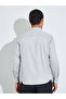 Grey Solid Textured Regular Fit Shirt - 5