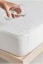 Nano Jacquard Fitted Full Edge Liquid-Proof Single and Double Bed Protector Mattress Cover White - 2
