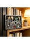 R471 Urban landmark metal refrigerator magnets retro relief hollowed-out photo frame magnet souvenir decoration refrigerator - 6