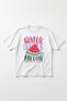 Water Melon Baskılı Regular Beyaz Tişört