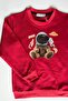 Set of 3 Children's Printed 2-Thread Combed Cotton Sweatshirts - 2
