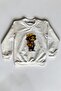 Set of 3 Children's Printed 2-Thread Combed Cotton Sweatshirts - 3