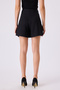Fever Pleated Front Shiny Short Skirt 13016 - 2