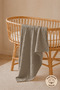Double Layer 100% Organic Cotton Baby Newborn Multi-Purpose Muslin Cover & Blanket 80X90 cm Oeko-Tex Certified