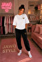 Leopardbutterfly Print Detailed Oversize Cotton T-Shirt Tracksuit Set - 2