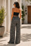 All-Day Elegance – Women's High-Waisted Sequined Palazzo Pants - 2