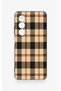 Oppo A5 5g Compatible Cream Plaid Pattern Silicone Case - 2