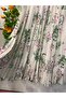 Patterned Chiffon A-Line Skirt Lined - 2