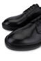 Men's Genuine Leather Black Classic Shoes - 3