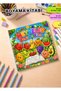 Fruits Coloring Book – 21X20 cm I 40 Visuals I for Children and Adults