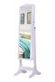 White Mirrored Jewelry Cabinet Armoire Storage Organizer Box Light - 2