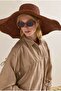 Drawstring Effect Suit Mink - 4