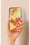 iPhone 17 Compatible Tiger of the Sun Patterned Silicone Case