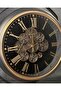 Matte Black Wheel Tripod Stand Decorative Clock Nora - 3