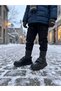 Genuine Leather Black Velcro Casual Sports Children's School Shoes - 5