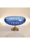 Crystal Cutting Decoration Handcrafted Avant-Garde Bowl 28 cm - Aura Series - 6