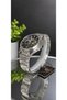 Men's Wristwatch Automatic Special Design Black and Steel Dial 50 Meters Water Resistant - 4