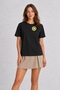 Dynamic Kiwi Graphic T-Shirt Print - Black - 3
