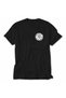 Minimalist Grapefruit Linear Design T-Shirt - Black - 5