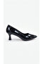 Black Patent Leather Women's Heeled Shoes 319.017-2014 - 3