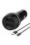 Încărcător auto dual 3100 mA USB-C - 3