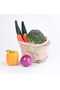 Organic Cotton Fruit and Vegetable Net Set of 3 – Drawstring Washable Storage Pouch - 3