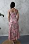 Pink floral viscose dress - 4