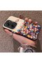 Poco X7 Pro Compatible Silicone Edge Hard Back Case Couple Phone Case with Floral Pattern - 2