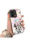 Phone Case for Oppo Reno 14F 5g Compatible Silicone Edge Hard Back Case Couple Cartoon Pattern
