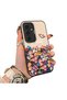 Samsung Galaxy S24 Plus Compatible Silicone Edge Hard Back Case Couple Phone Case with Floral Pattern