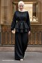 Scuba Black Suit with Belt and Pants - 4