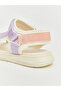 Beige Velcro Girls' Sandals - 2