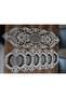 Black Tulle with French Lace Runner and Supla Set for 6 People, Cream - 2