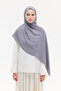 Jakar Rami Shawl with Baklava Pattern - Gray