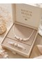 Women's Summer Necklace and Bracelet Set, Sea Star, 2-Piece, White Color, Beach, Sea, Vacation, Honeymoon, Combination Necklace and Bracelet, Friend's Birthday, Valentine's Day Gift, Jewelry Accessory, Box Not Included. - 4