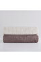 Hermine Bamboo Jacquard 2-Piece Towel Set Dusty Rose/Ecru 50X90 Dusty Rose/Ecru