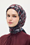 Elia Kraş Scarf - Black-Burgundy - 4