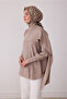Beige Geometric Pattern 100% Twill Silk Scarf 4407-04