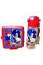 Sonic 500 ml Water Bottle and Lunch Box