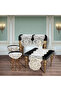Alya Cream 5 Piece Living Room Set Lace Tablecloth Runner Set Modern Design - 5